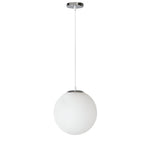 Nordic Milky Glass Pendant Light – Modern Minimalist Kitchen Hanging Light Fixture 0