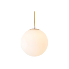 Nordic Milky Glass Pendant Light – Modern Minimalist Kitchen Hanging Light Fixture 2