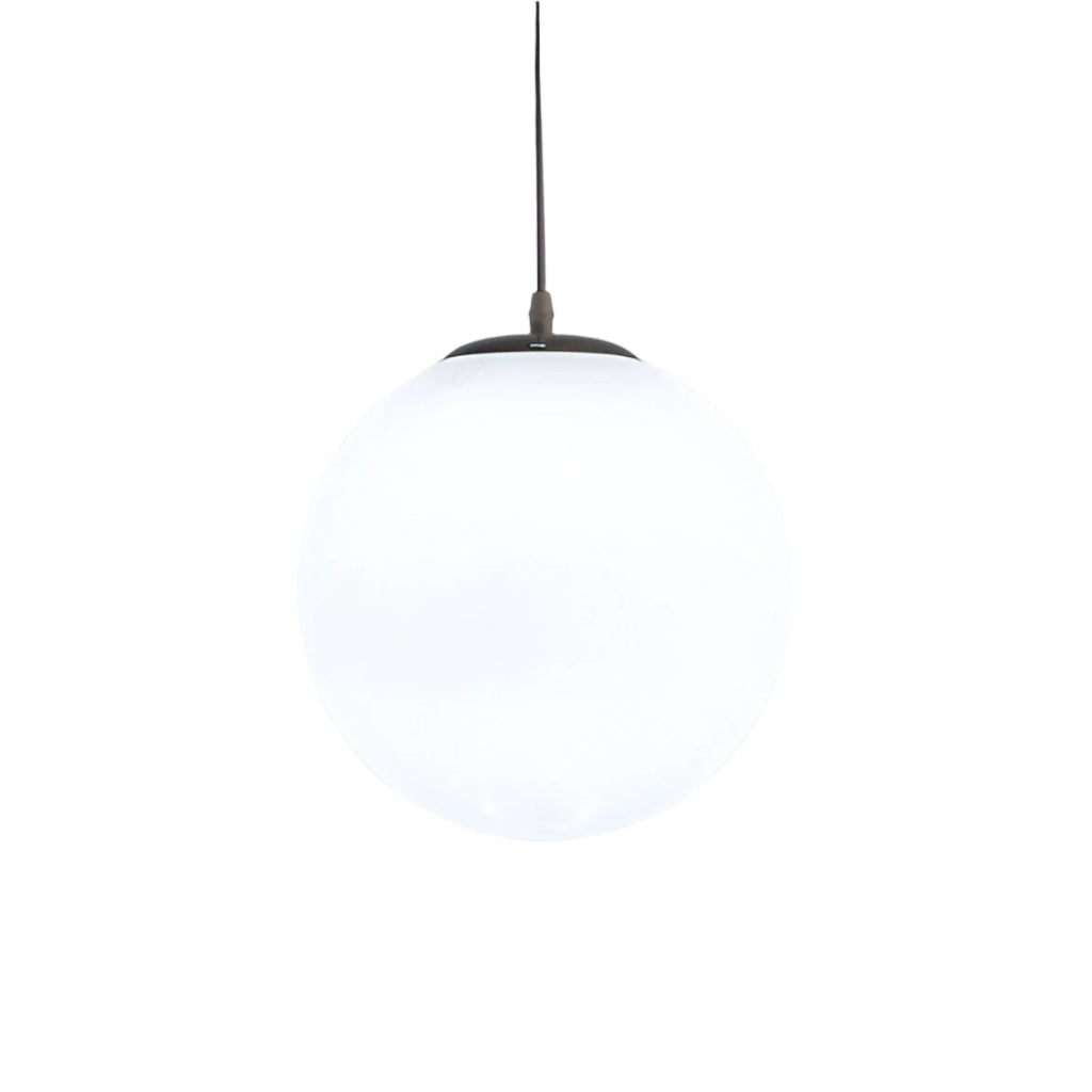 Nordic Milky Glass Pendant Light – Modern Minimalist Kitchen Hanging Light Fixture 9