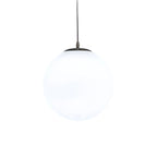 Nordic Milky Glass Pendant Light – Modern Minimalist Kitchen Hanging Light Fixture 9