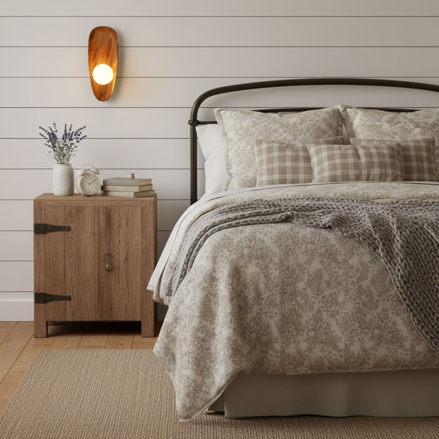 Nordic Minimalist Accent LED Wall Sconce Natural Wood 7