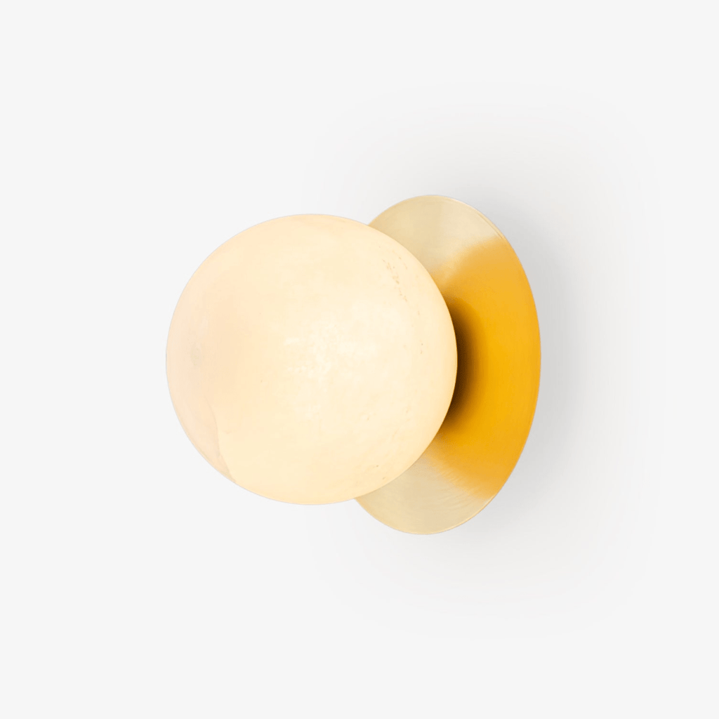 Nordic Minimalist Alabaster Accent Wall Light 1