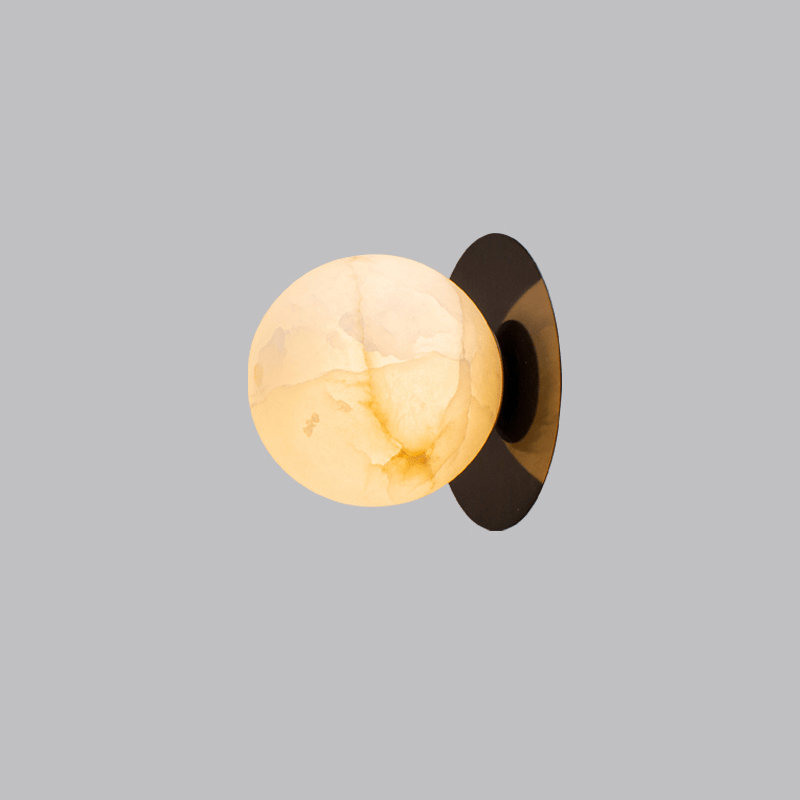 Nordic Minimalist Alabaster Accent Wall Light 9