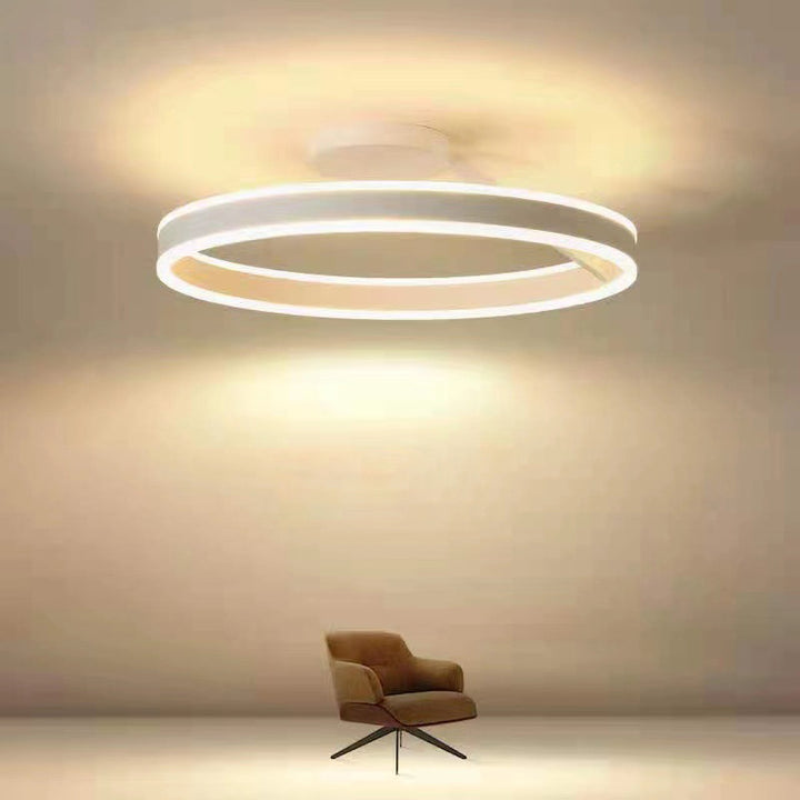 Nordic Minimalist LED Flush Mount Ceiling Light Fixture for Modern Living Spaces 10