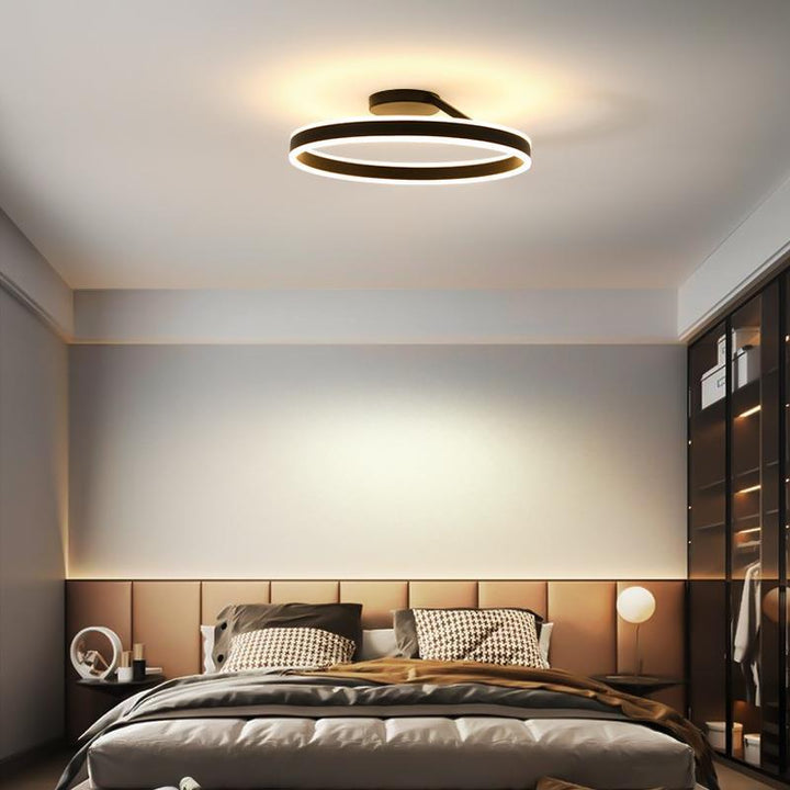 Nordic Minimalist LED Flush Mount Ceiling Light Fixture for Modern Living Spaces 13