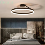 Nordic Minimalist LED Flush Mount Ceiling Light Fixture for Modern Living Spaces 5