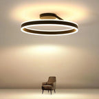 Nordic Minimalist LED Flush Mount Ceiling Light Fixture for Modern Living Spaces 8