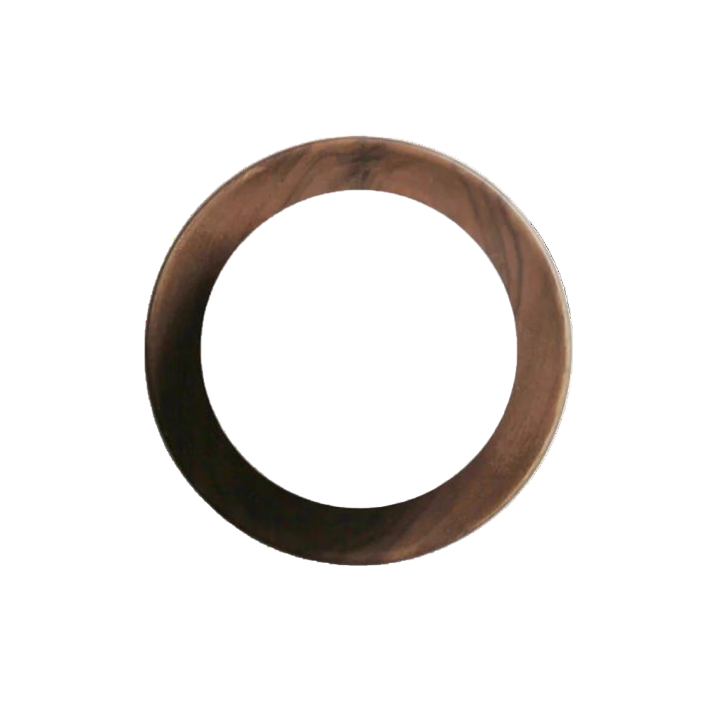 Nordic Minimalist LED Wall Sconce Natural Wood Frosted Glass Round Home Decor Stack Clear 0