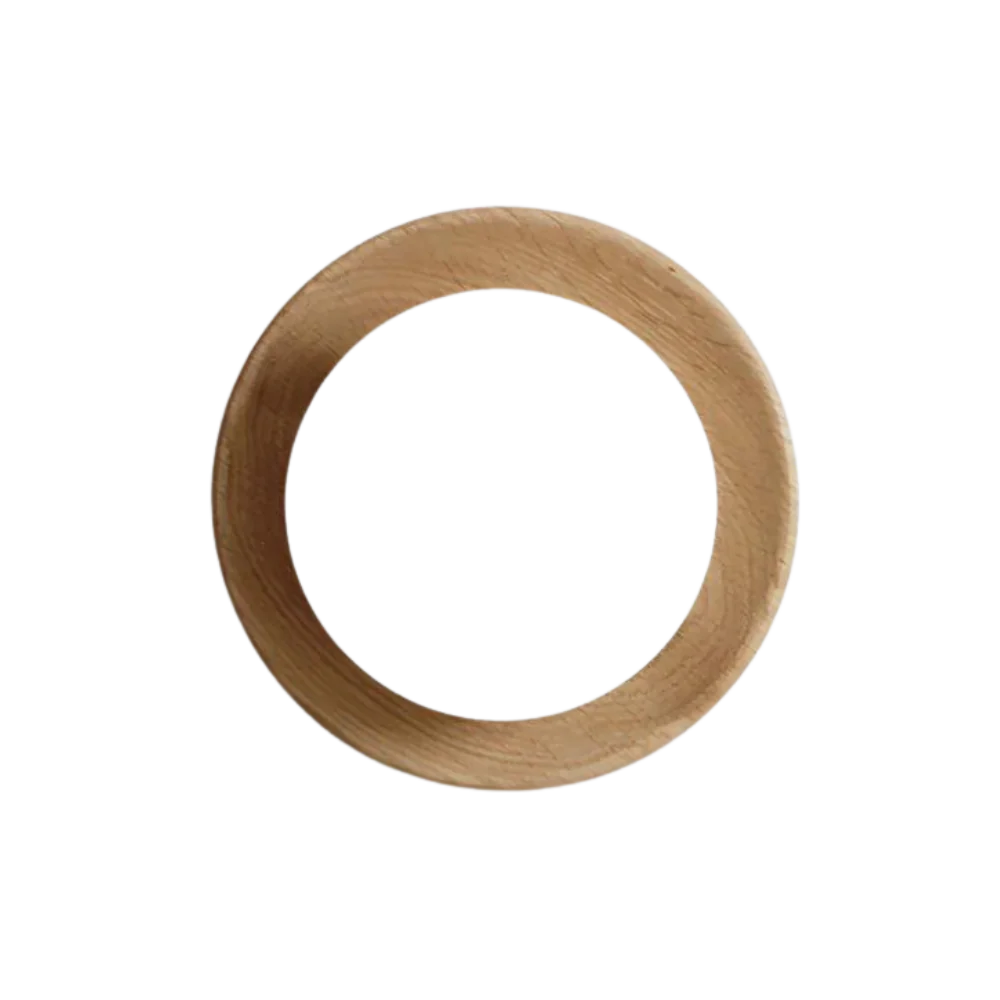Nordic Minimalist LED Wall Sconce Natural Wood Frosted Glass Round Home Decor Stack Clear 3