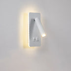 Nordic Minimalist Rotatable LED Wall Sconce Lamp - Modern Black and White Wall Lights for Reading and Ambient Lighting 8