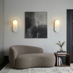 Nordic Minimalist Wall Sconce Lamp with Glass Shade – Modern 1-Light Wall Light Fixture in Black or White 99