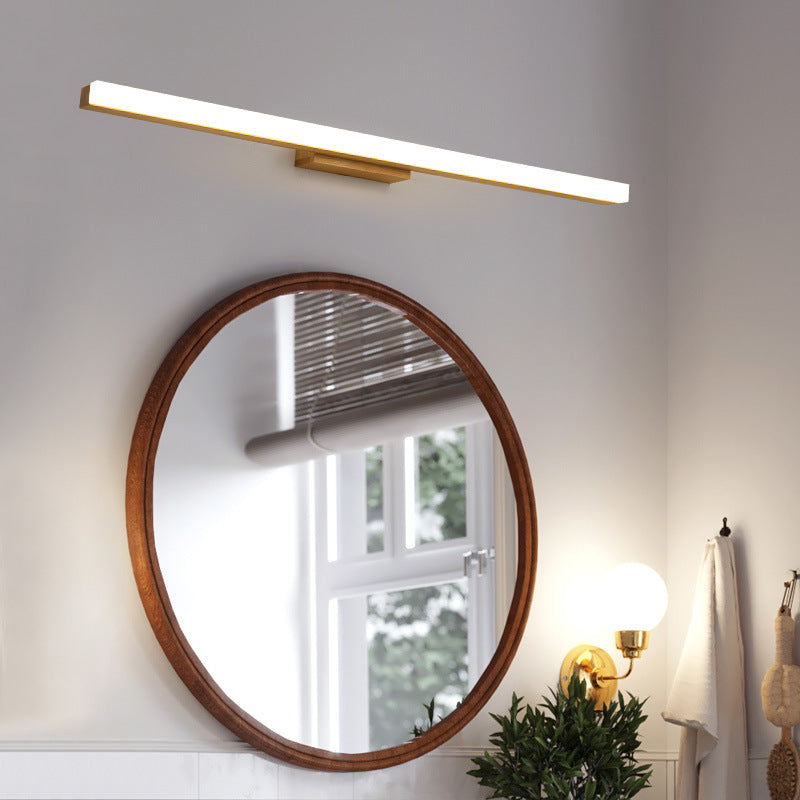 Nordic Minimalist Wooden LED Wall Sconce Lamp – Modern Bathroom and Living Room Wall Light with Energy-Efficient Design 1