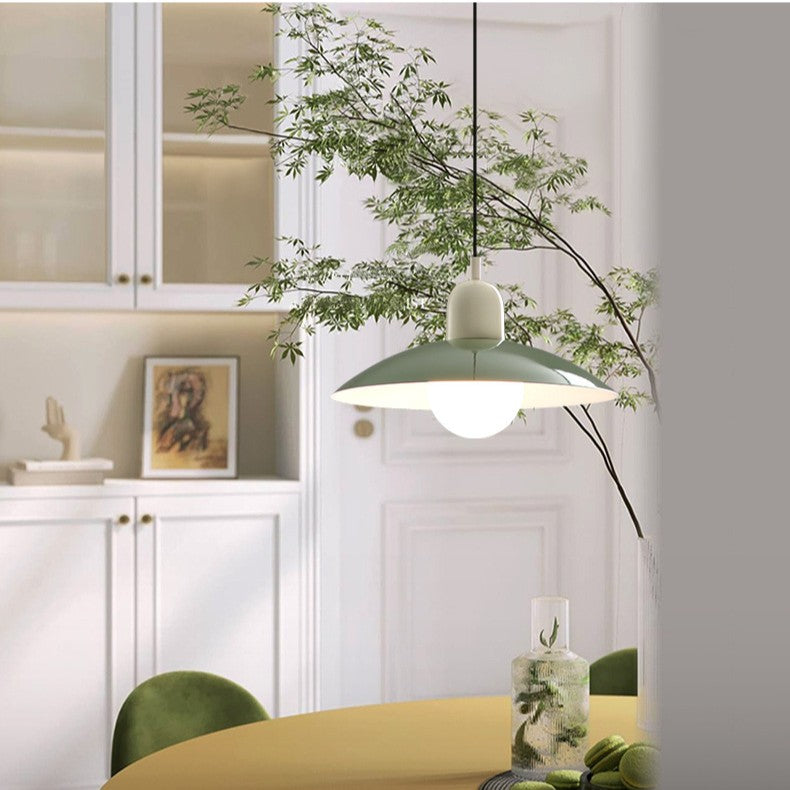 Nordic Modern Pendant Light in Macaron Colors – Bauhaus Hanging Light for Kitchen 6