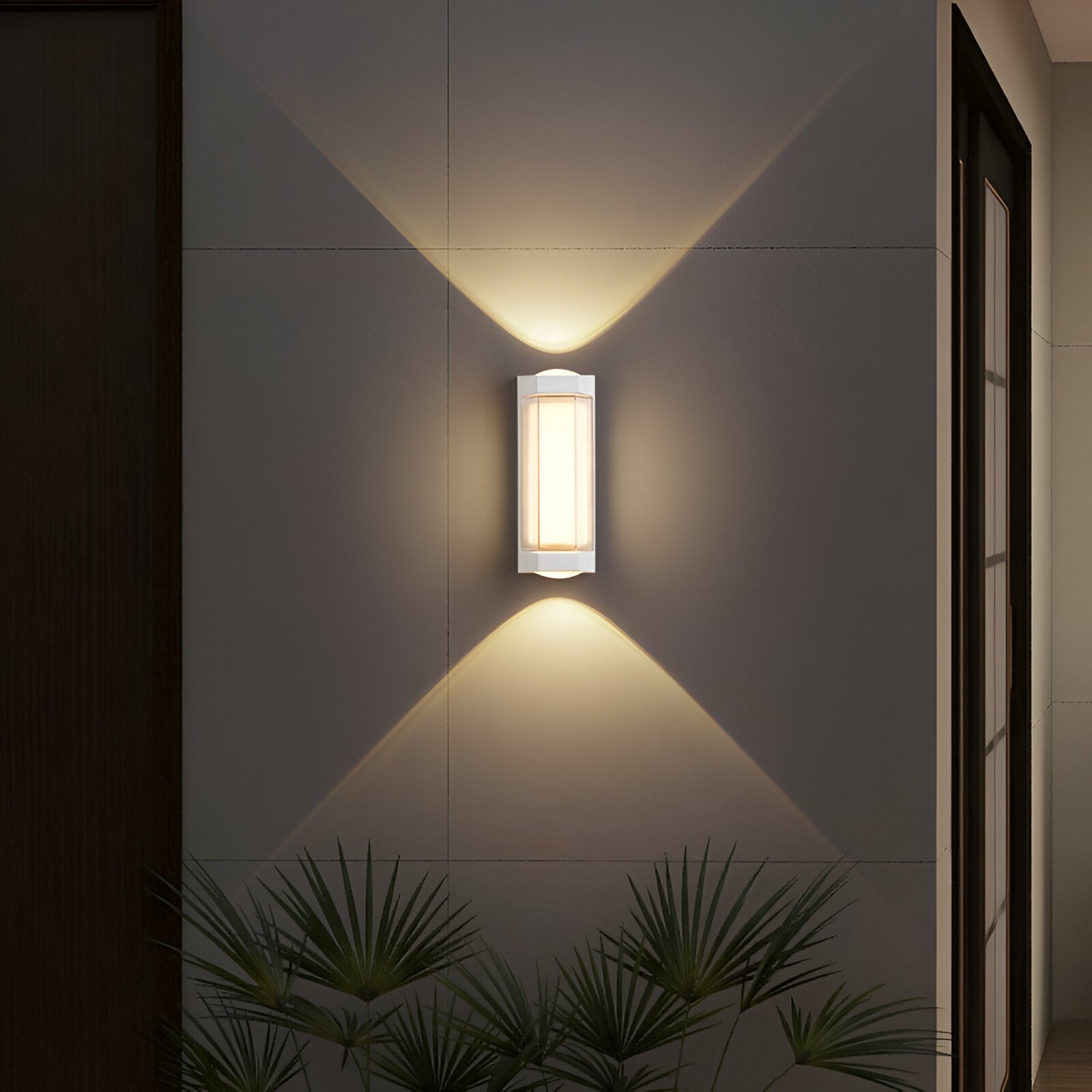 Nordic Outdoor Wall Lamp - IP65 Waterproof Up and Down Lights, Modern Acrylic Exterior Wall Lantern, Energy-Efficient LED Design 8