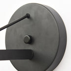 Nordic Outdoor Wall Lantern – Waterproof Iron Geometric Cone Design for Garden and Patio Lighting 5