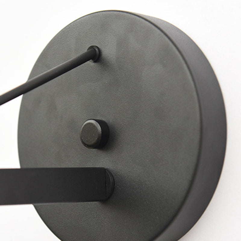 Nordic Outdoor Wall Lantern – Waterproof Iron Geometric Cone Design for Garden and Patio Lighting 5