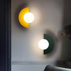 Nordic Semi-Round Wall Lamp – Contemporary LED Wall Sconce Lighting for Hallway and Living Space 4