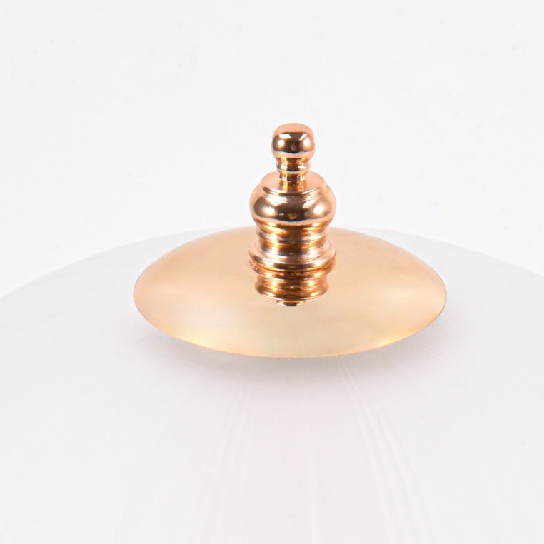 Nordic Style Half Dome Table Lamp with Ceramic and Glass Shade – Modern Bedside or Desk Lamp for Bedroom 5