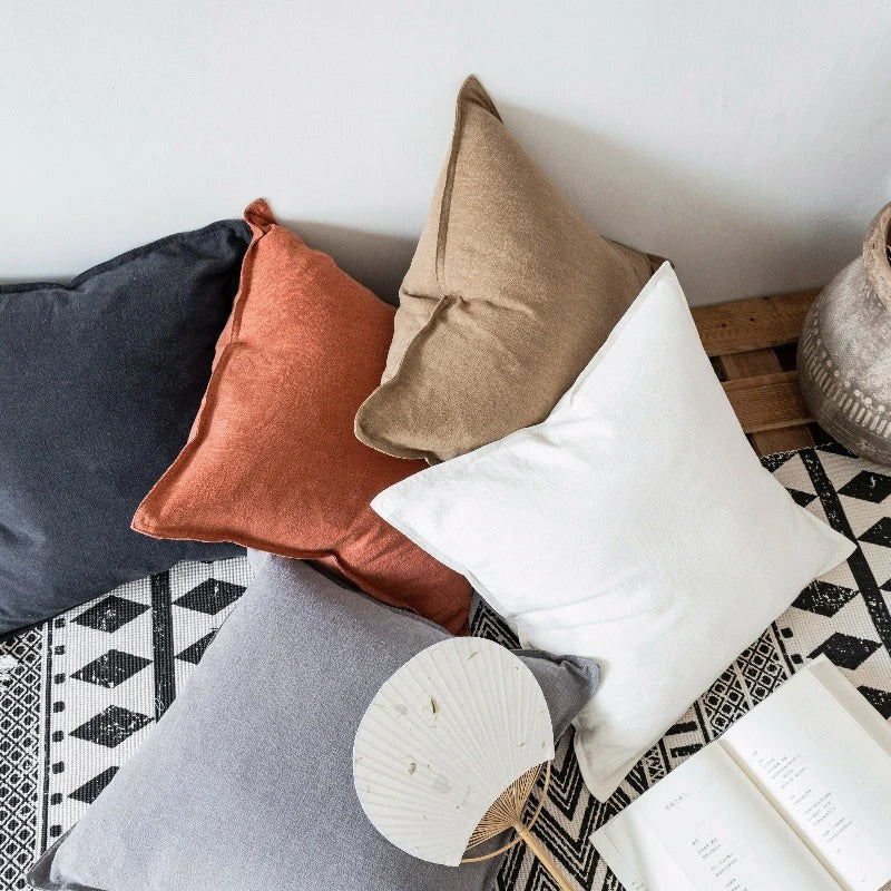 Outdoor Cushion Covers in Soft Ramie Cotton – Versatile Throw Pillowcases for Indoor and Outdoor Use, Available in 45x45cm, 50x50cm, 60x60cm, 80x80cm 4
