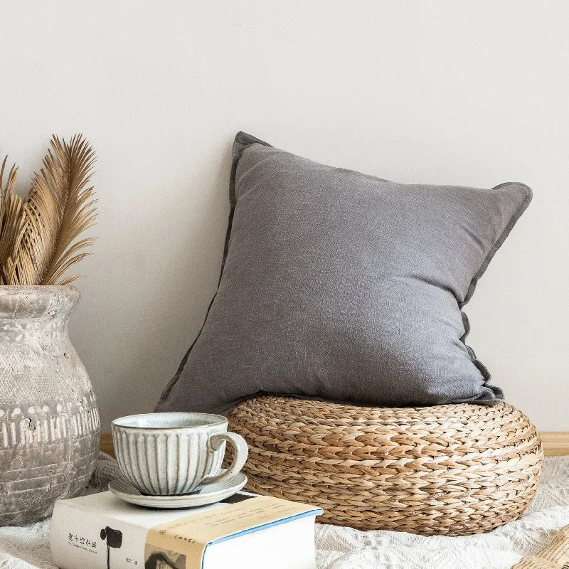 Outdoor Cushion Covers in Soft Ramie Cotton – Versatile Throw Pillowcases for Indoor and Outdoor Use, Available in 45x45cm, 50x50cm, 60x60cm, 80x80cm 9