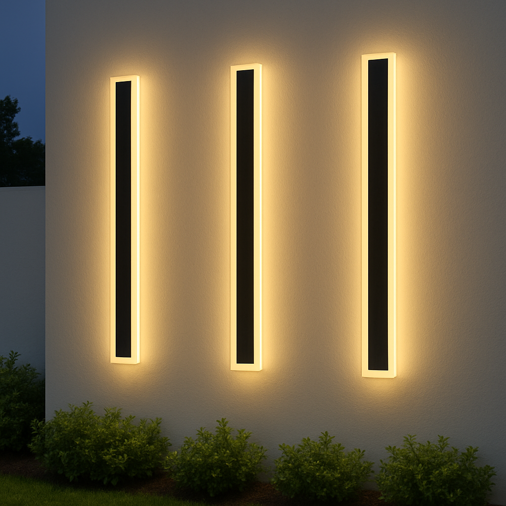 Outdoor LED Wall Sconce – Modern Minimalist Design for Garden and Terrace – Warm White Glow, Easy Installation, Durable Aluminum 0