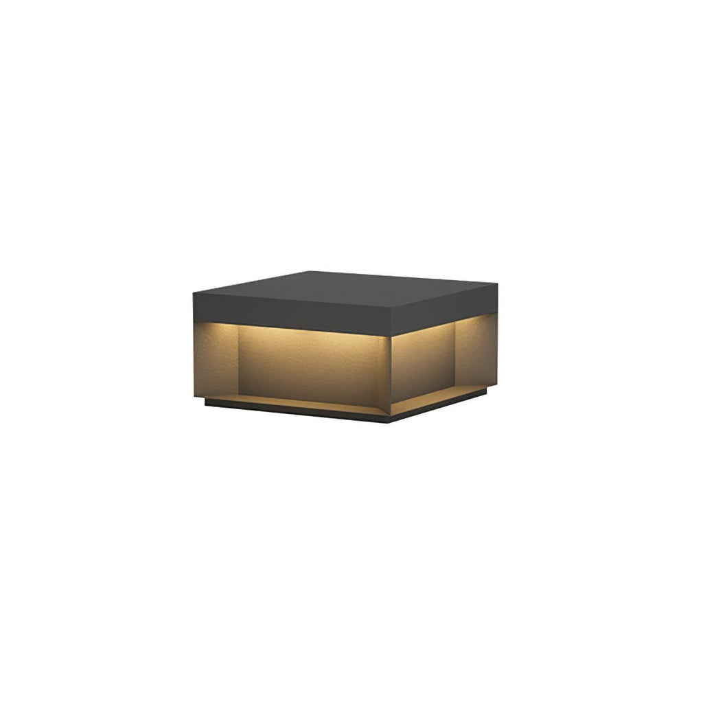 Outdoor Post Light with IP65 Waterproof Design – Black Integrated LED Garden Lights 0