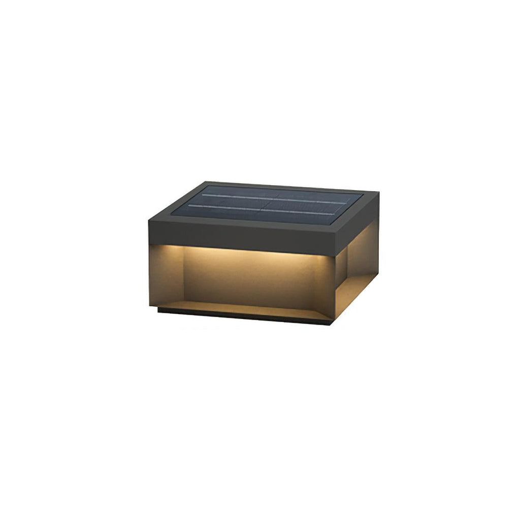 Outdoor Post Light with IP65 Waterproof Design – Black Integrated LED Garden Lights 13