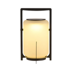 Outdoor Solar-Powered Table Lamp – Eco-Friendly Stainless Steel and Glass Design for Patios and Gardens 8