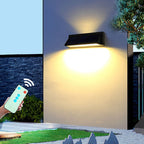 Outdoor Solar LED Wall Sconce Lamp – Waterproof Rectangular Outdoor Wall Light 0