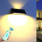 Outdoor Solar LED Wall Sconce Lamp – Waterproof Rectangular Outdoor Wall Light 2