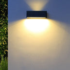 Outdoor Solar LED Wall Sconce Lamp – Waterproof Rectangular Outdoor Wall Light 3