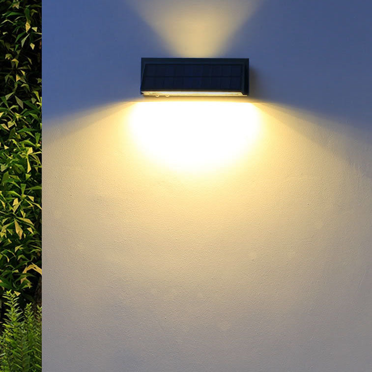 Outdoor Solar LED Wall Sconce Lamp – Waterproof Rectangular Outdoor Wall Light 3