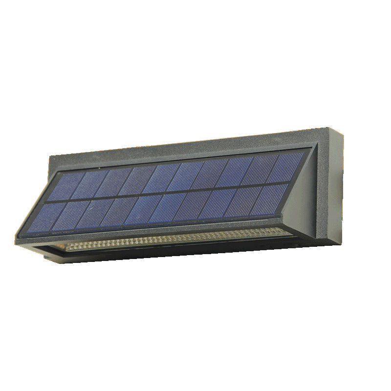Outdoor Solar LED Wall Sconce Lamp – Waterproof Rectangular Outdoor Wall Light 7