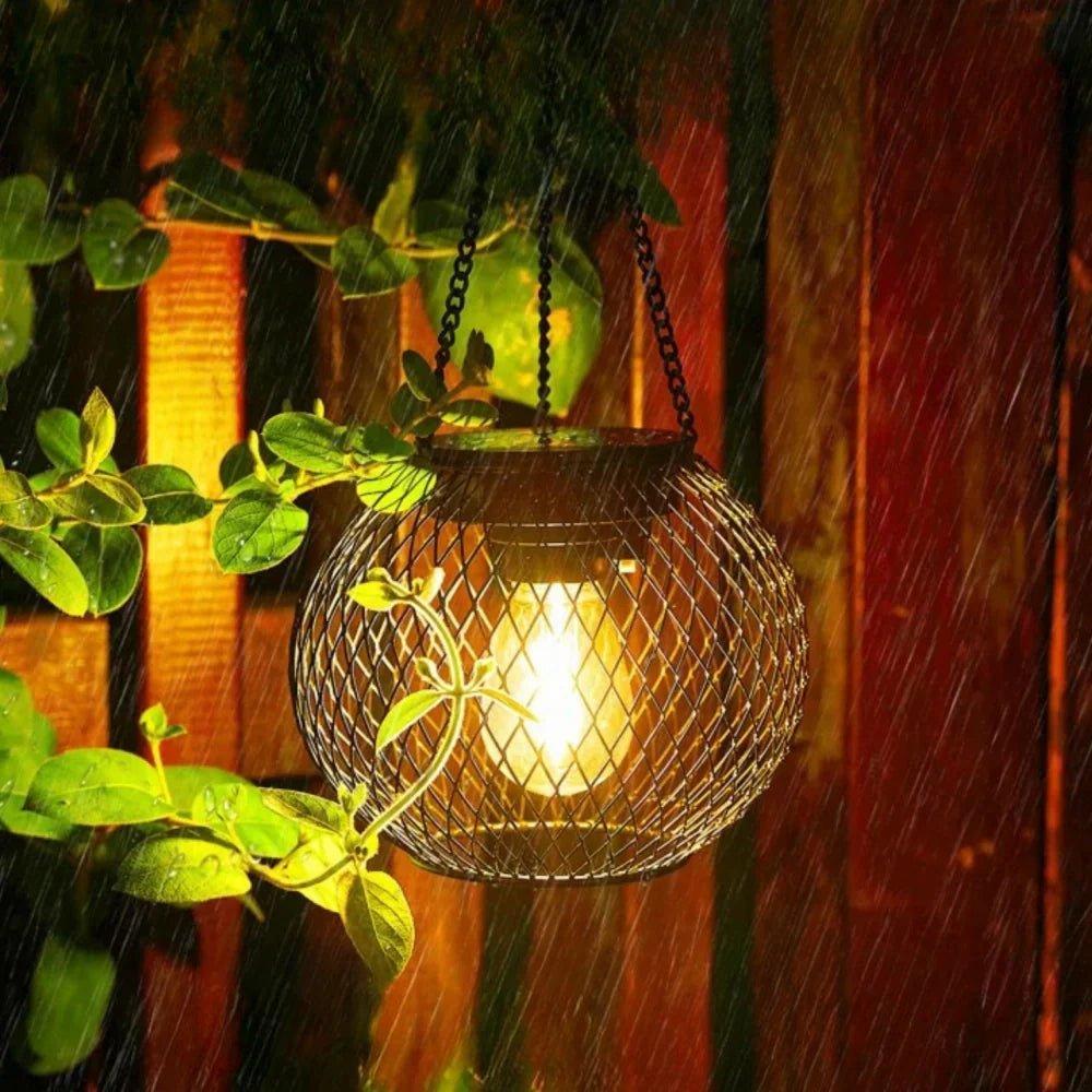 Outdoor Solar Lantern Dusk Sensor Automatic — Garden Patio Round 3