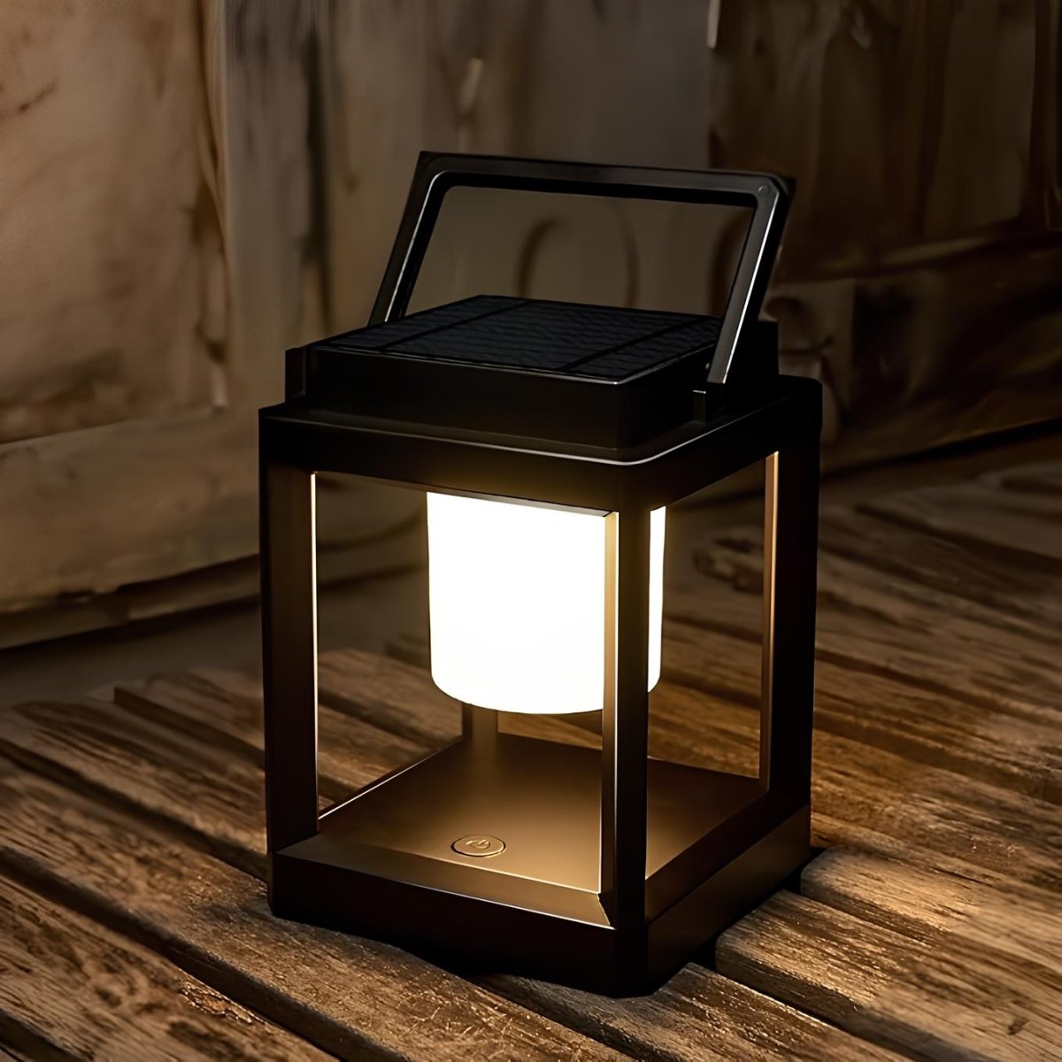 Outdoor Solar Lantern with Adjustable Brightness – Solar Powered Garden Light for Camping and Patio, IP44 Waterproof 2