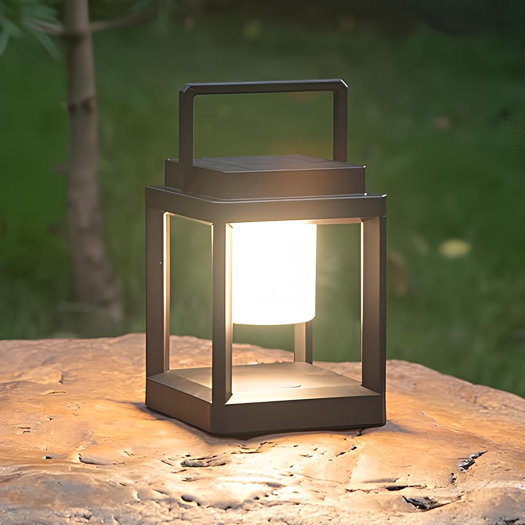 Outdoor Solar Lantern with Adjustable Brightness – Solar Powered Garden Light for Camping and Patio, IP44 Waterproof 4