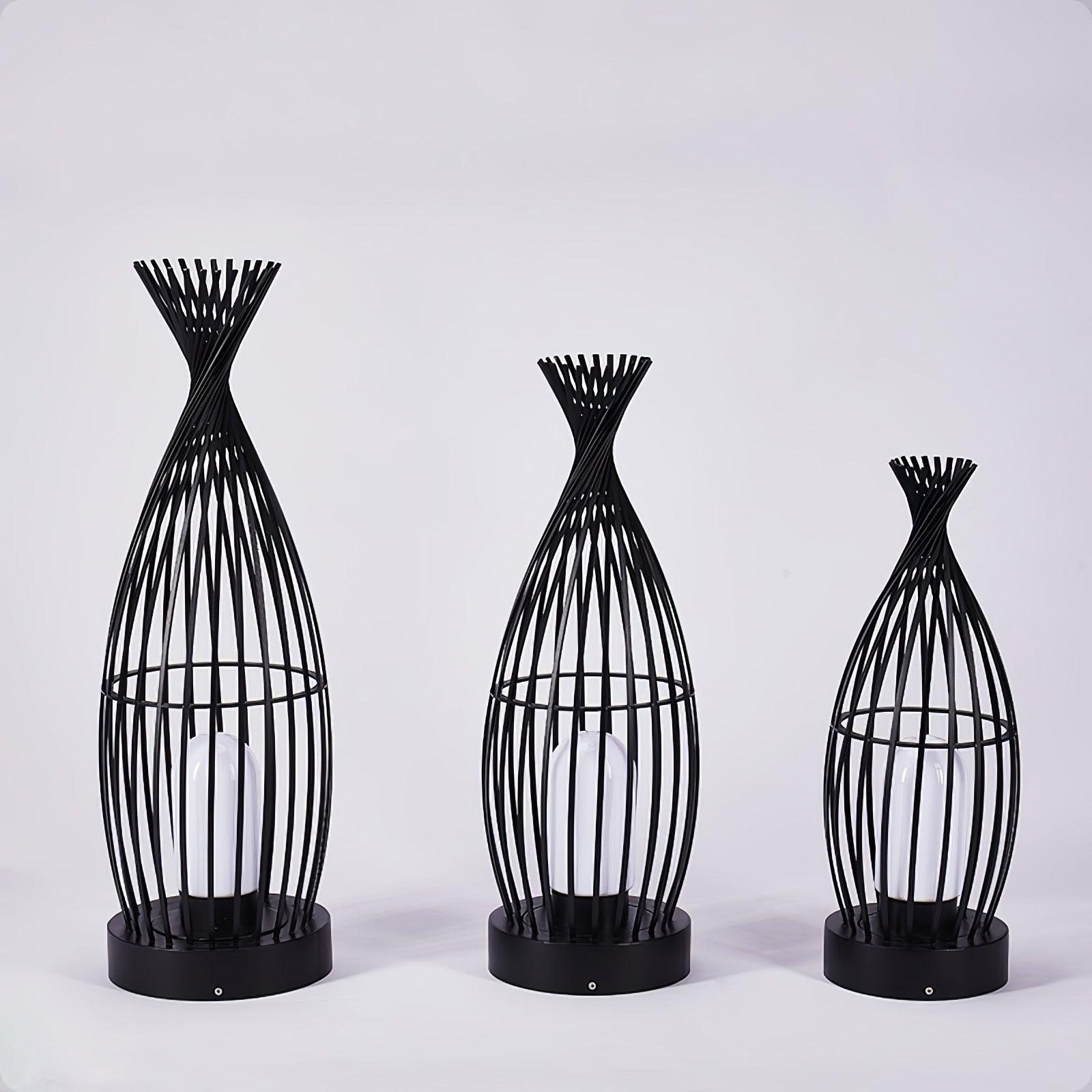 Outdoor Solar Lantern with Modern Design, Waterproof LED Light 7