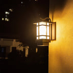 Outdoor Wall Lantern with Frosted Glass and Sturdy Frame 1