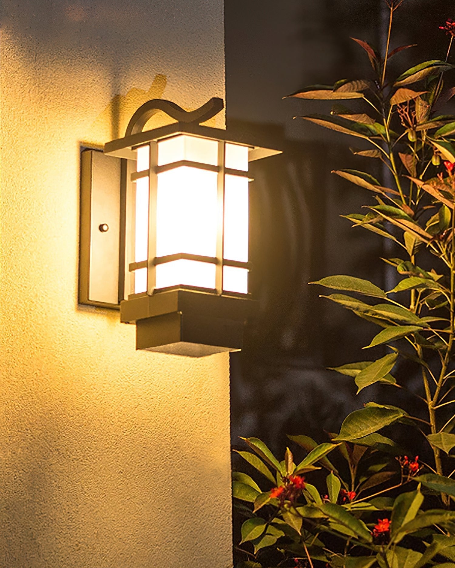 Outdoor Wall Lantern with Frosted Glass and Sturdy Frame 2