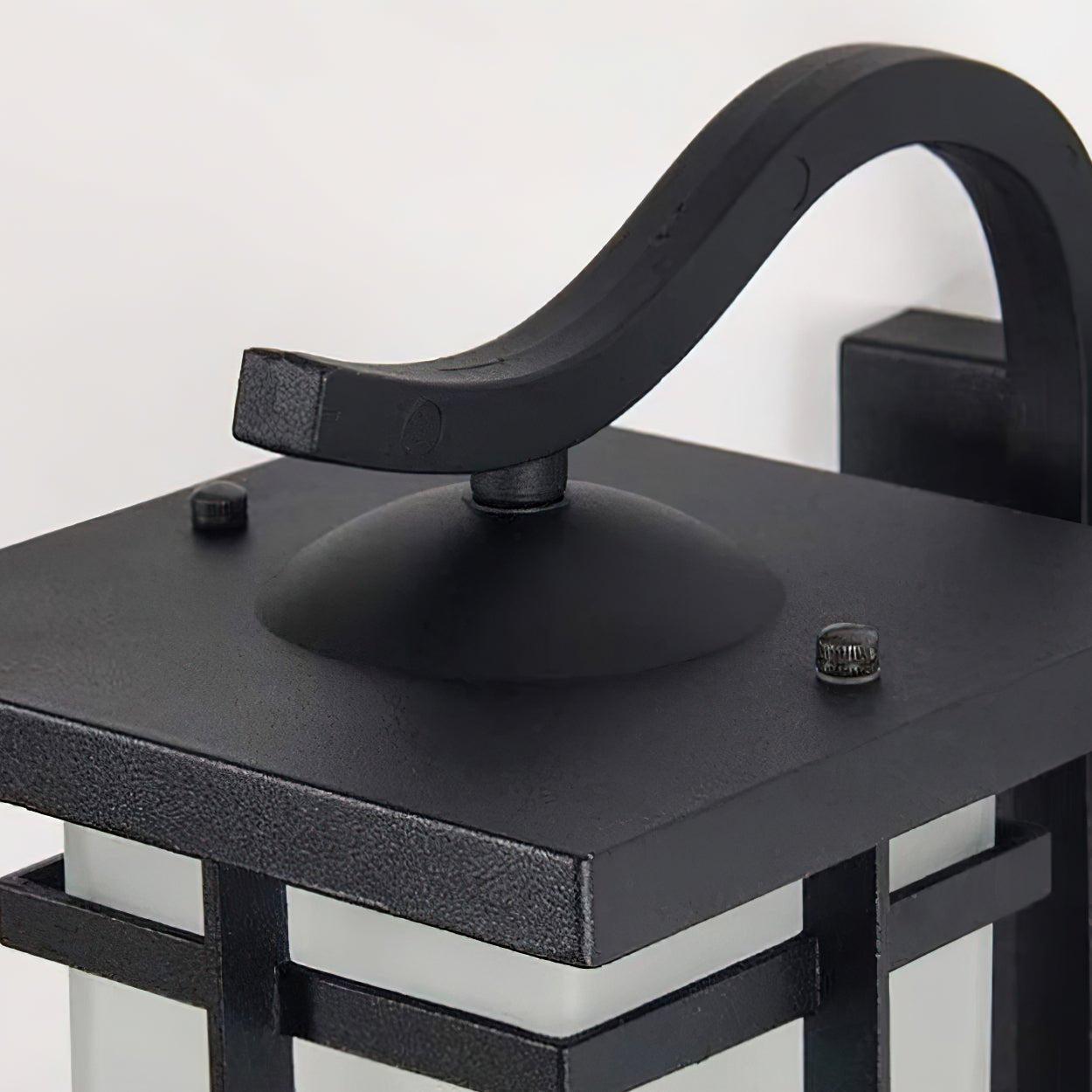 Outdoor Wall Lantern with Frosted Glass and Sturdy Frame 5