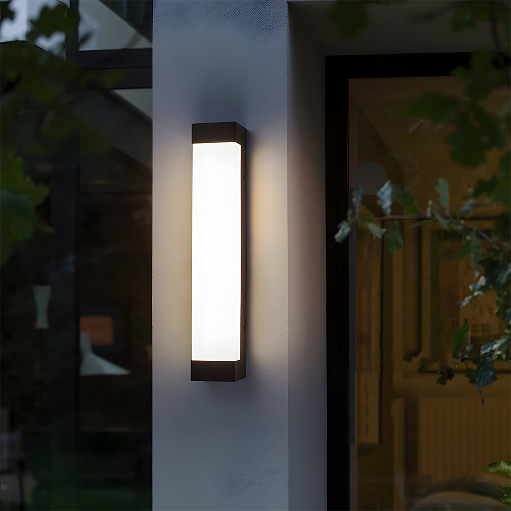 Outdoor Wall Light – Waterproof Acrylic Exterior Wall Lantern for Patios and Gardens 14