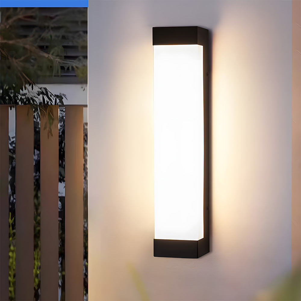 Outdoor Wall Light – Waterproof Acrylic Exterior Wall Lantern for Patios and Gardens 9
