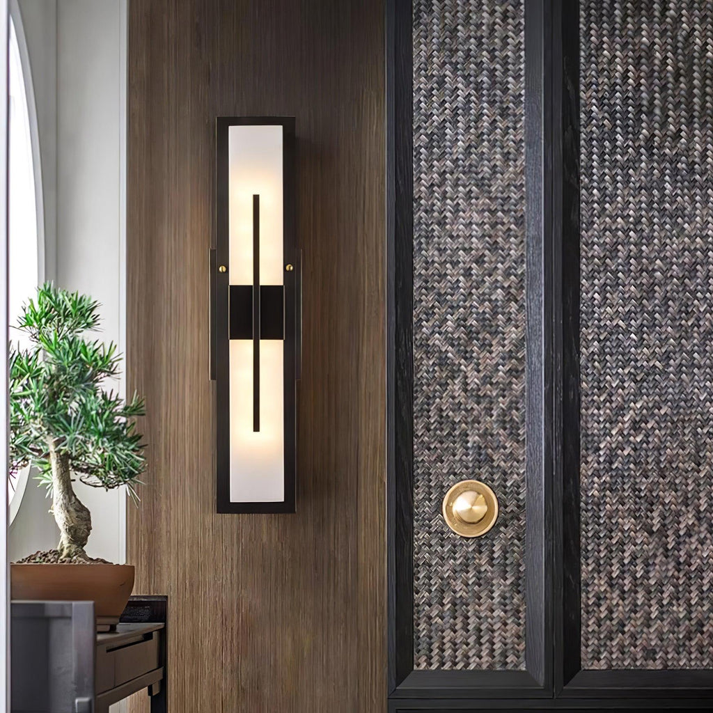 Outdoor Wall Light with Integrated LED and IP65 Rating – Durable Stainless Steel Lantern 3