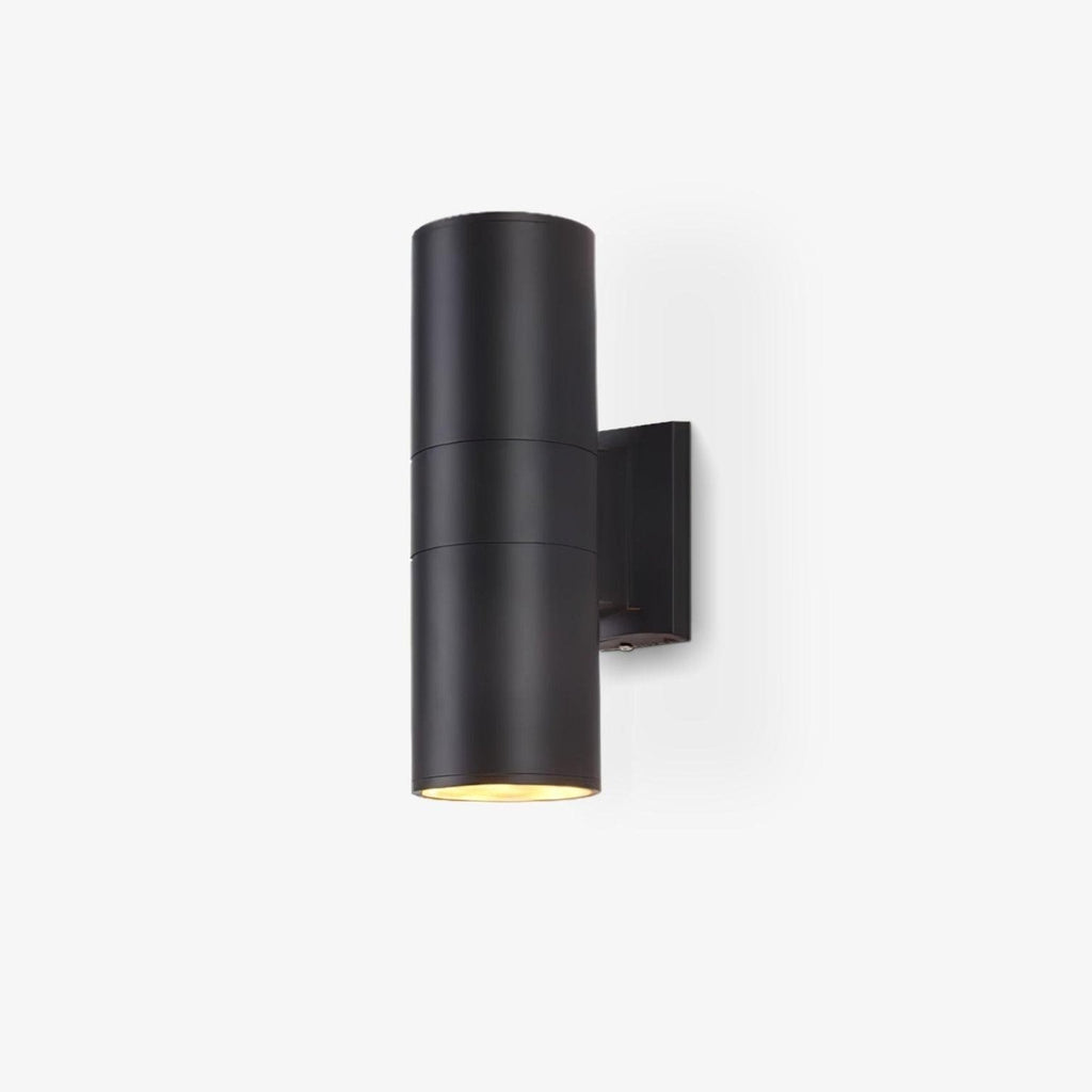 Outdoor Wall Sconce Up Down LED Cylinder Waterproof IP44 Patio Garden Home Decor - Stack & Clear 1