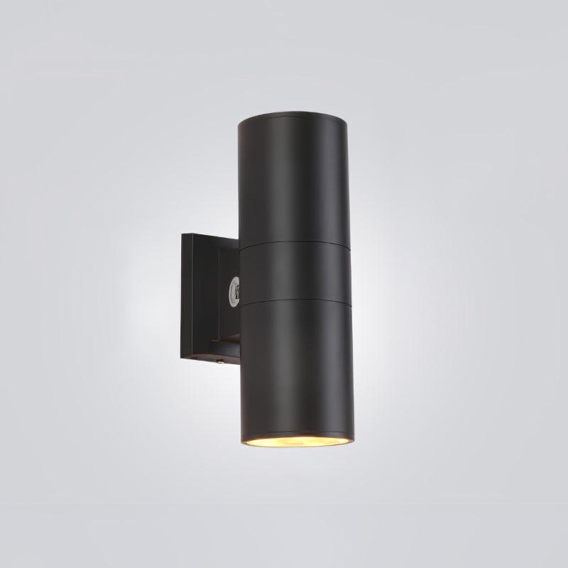Outdoor Wall Sconce Up Down LED Cylinder Waterproof IP44 Patio Garden Home Decor - Stack & Clear 10