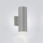 Outdoor Wall Sconce Up Down LED Cylinder Waterproof IP44 Patio Garden Home Decor - Stack & Clear 9