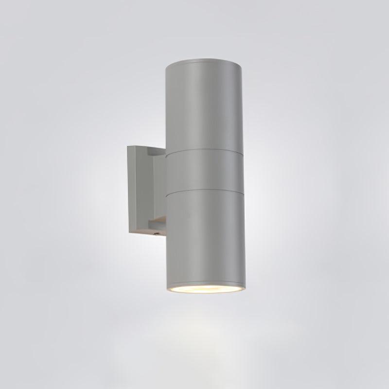Outdoor Wall Sconce Up Down LED Cylinder Waterproof IP44 Patio Garden Home Decor - Stack & Clear 9