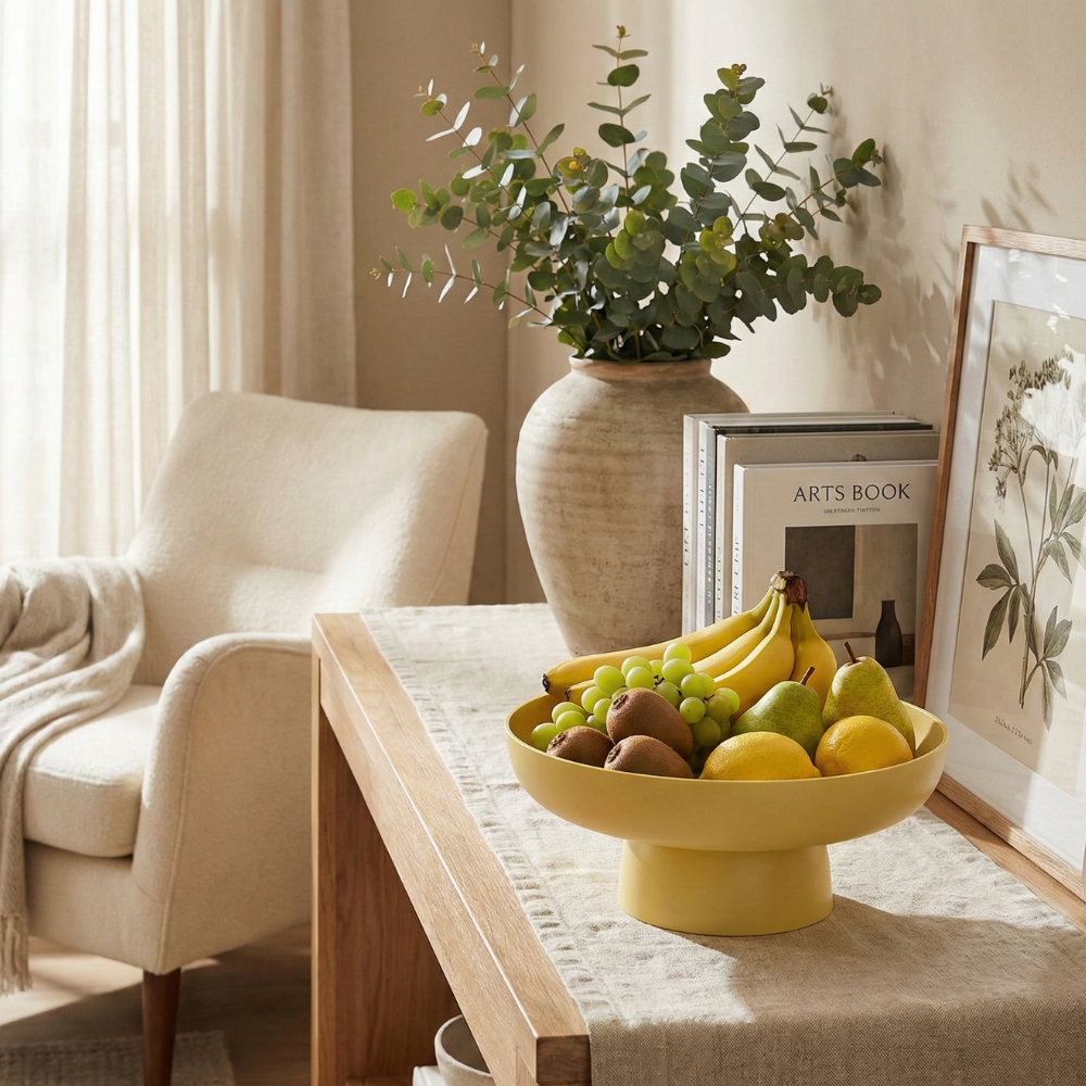 PP Fruit Bowl - Stylish Design with Integrated Drainage 15