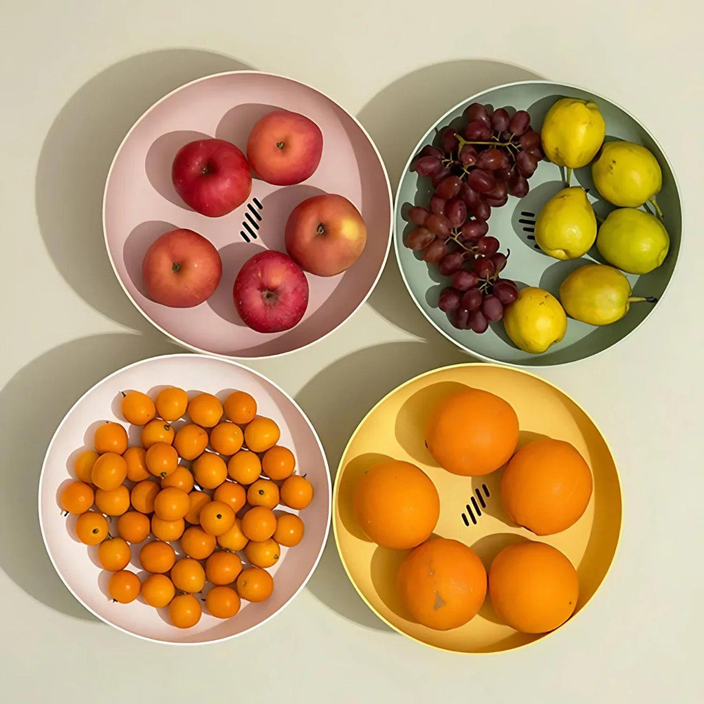 PP Fruit Bowl - Stylish Design with Integrated Drainage 2