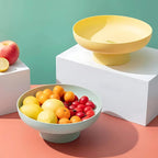 PP Fruit Bowl - Stylish Design with Integrated Drainage 3